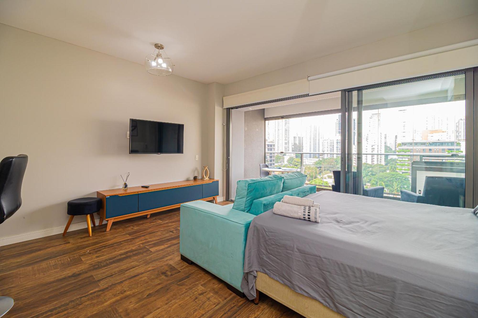 Apartamento Lumiere Studio Moderno Com Piscina E Academia No Brooklin - Proximo Ao Aeroporto De Congonhas São Paulo