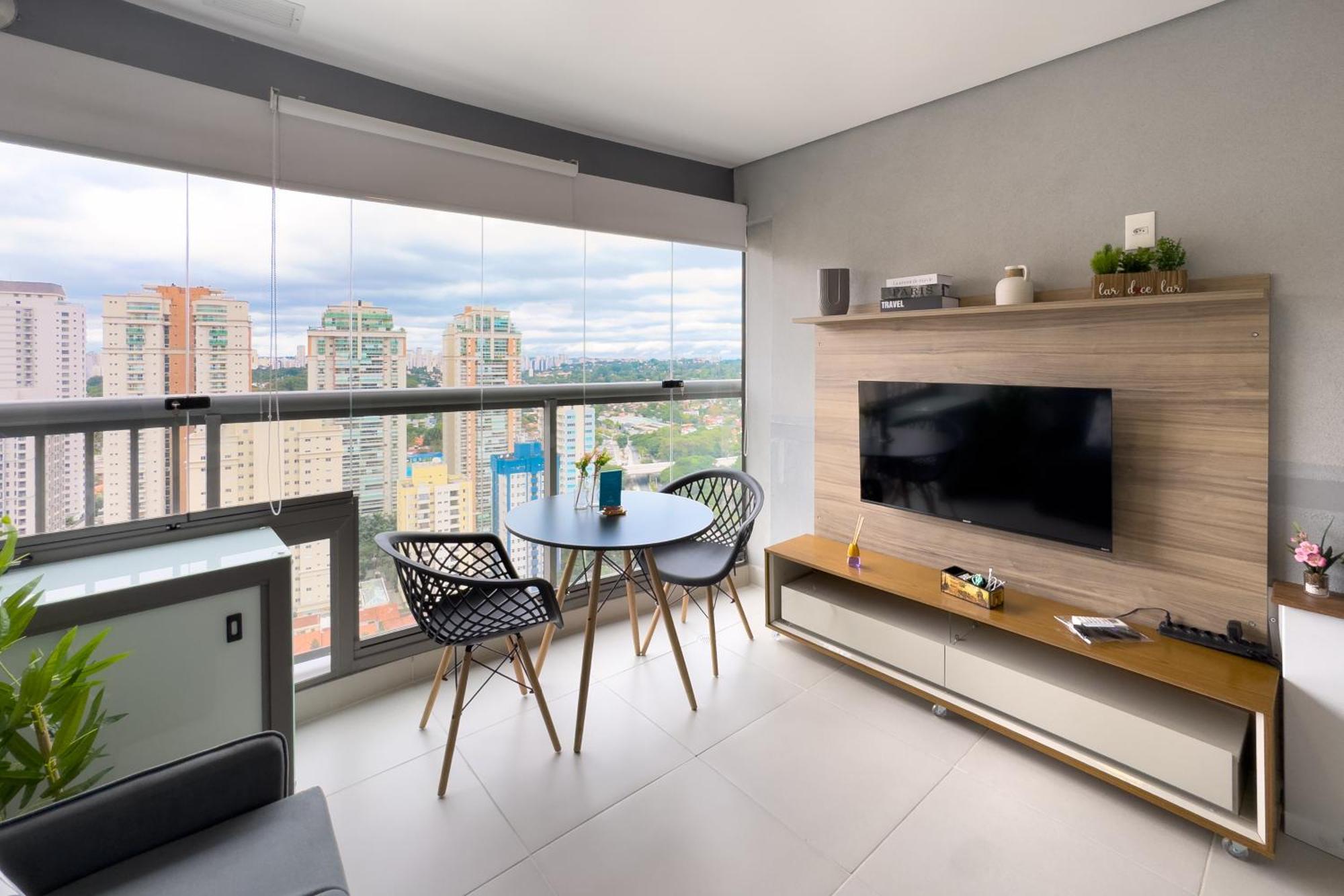 Airbrooklin Apto Estiloso Com Vaga Ao Lado Metro Apartamento