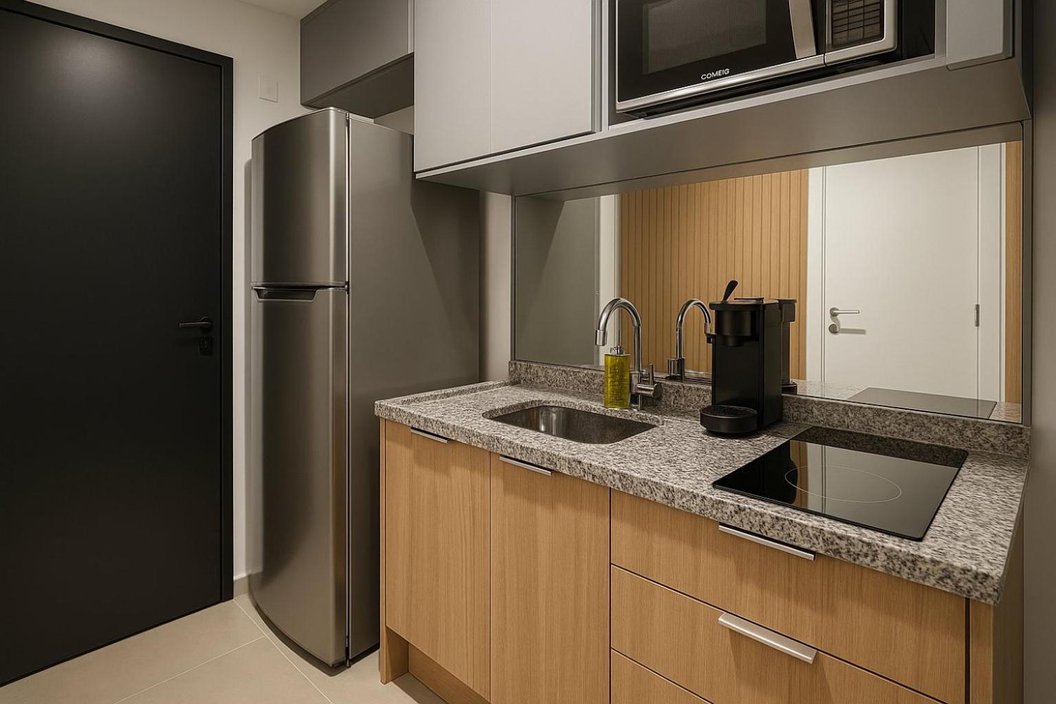 Sofisticados Com Ar, Cozinha, Piscina, Coworking E Metro A 5 Min Apartamento São Paulo