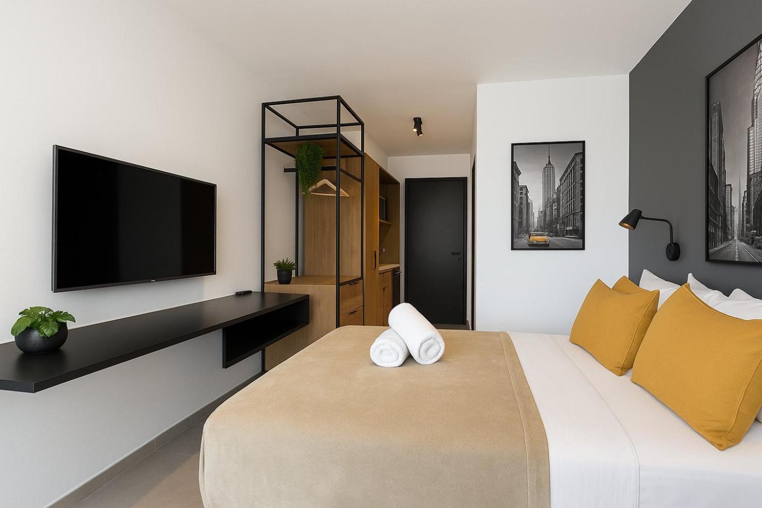 Sofisticados Com Ar, Cozinha, Piscina, Coworking E Metro A 5 Min Apartamento