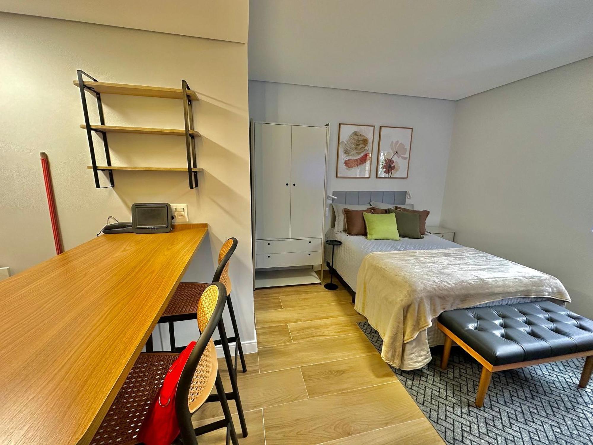 Hotel Flat Qi Intelligence Proximo Metro Moema - Uh1314 *