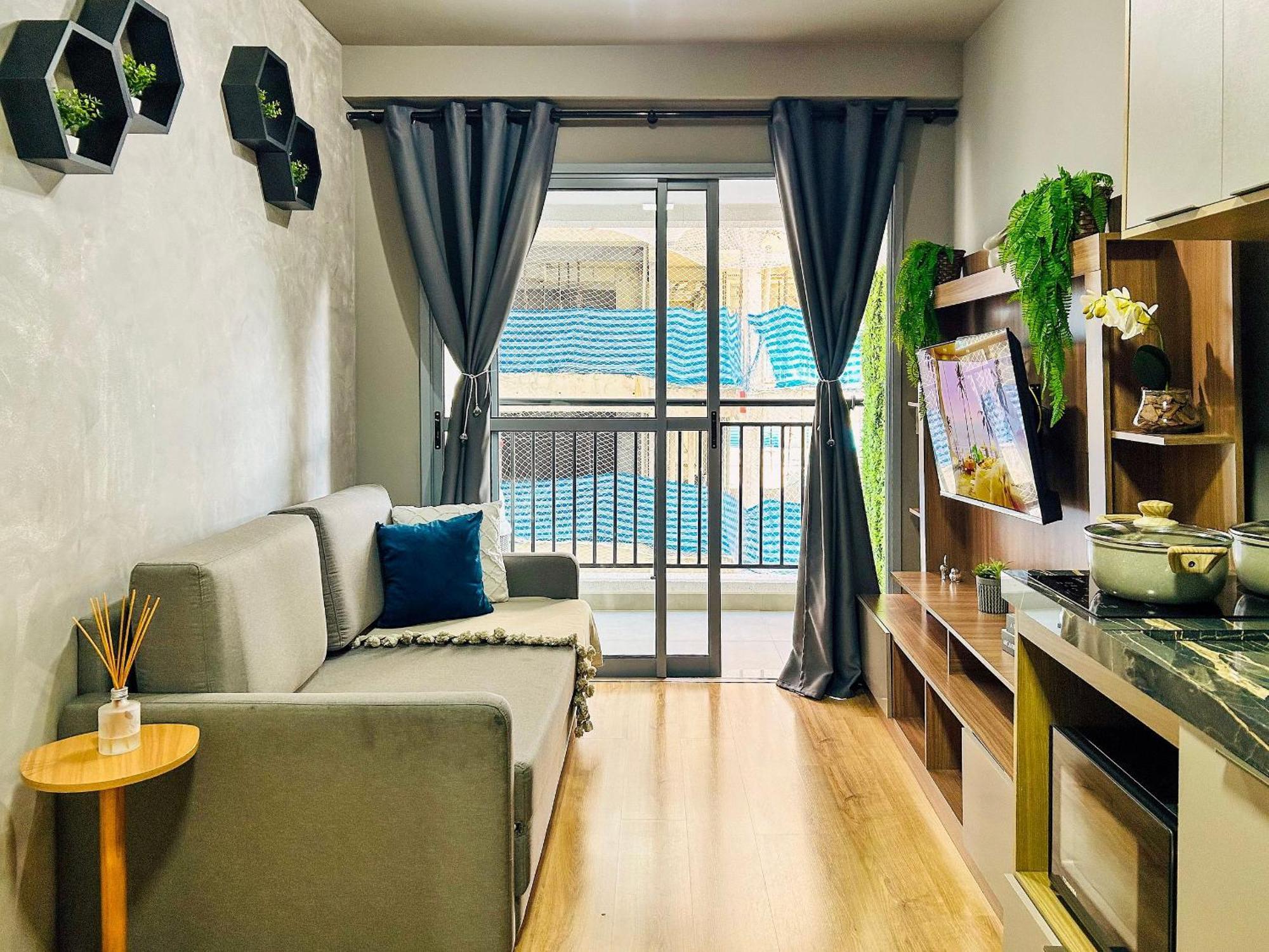 Horizons Apto Com Varanda Em Moema | Px Metro E Shopping Apartment *