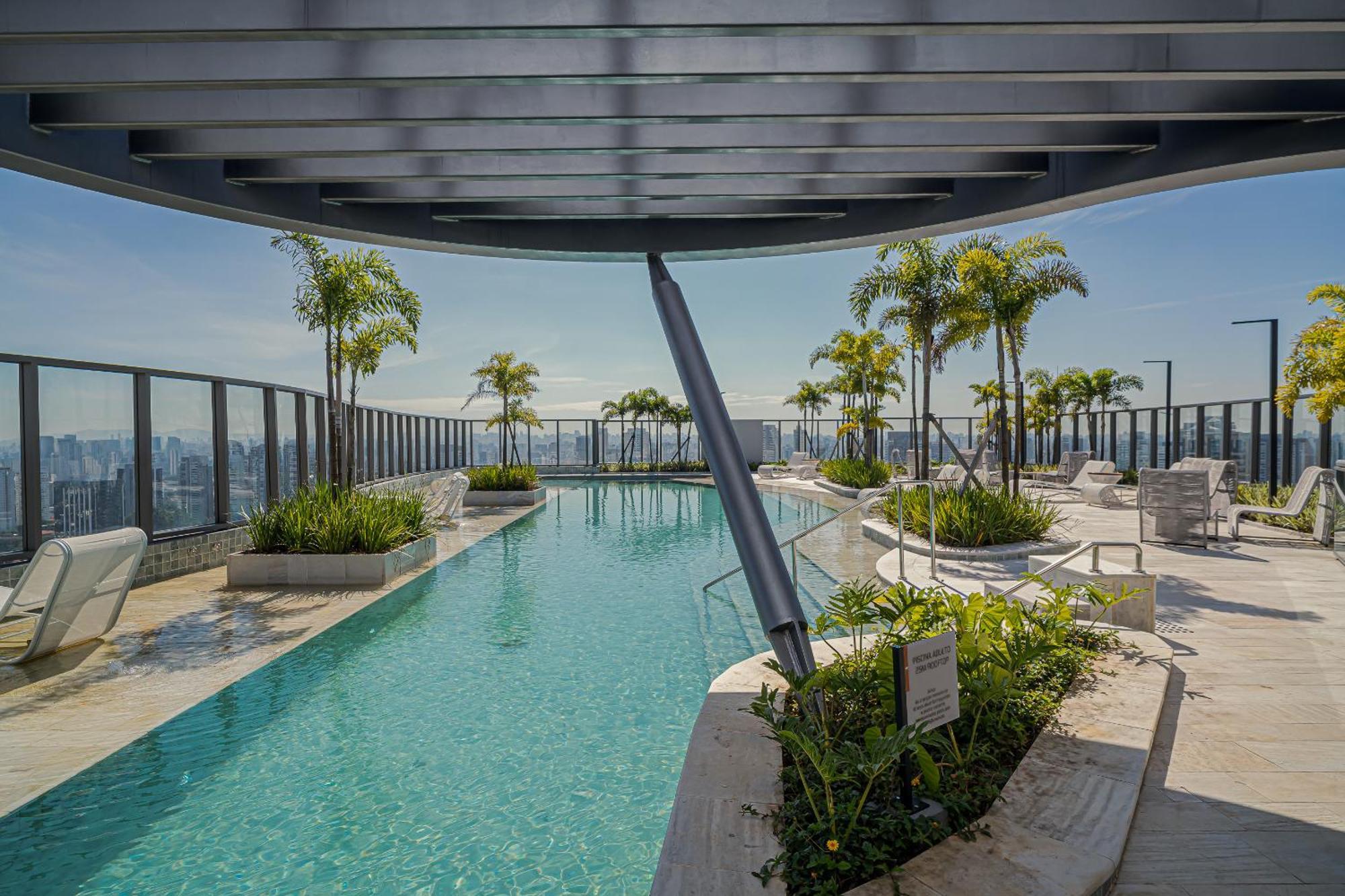 Apartamento Bela Brooklin - Skyline Lovers Studio Com Vista Deslumbrante, Vaga Coberta, Piscina, Vaga E Wi-Fi Turbo