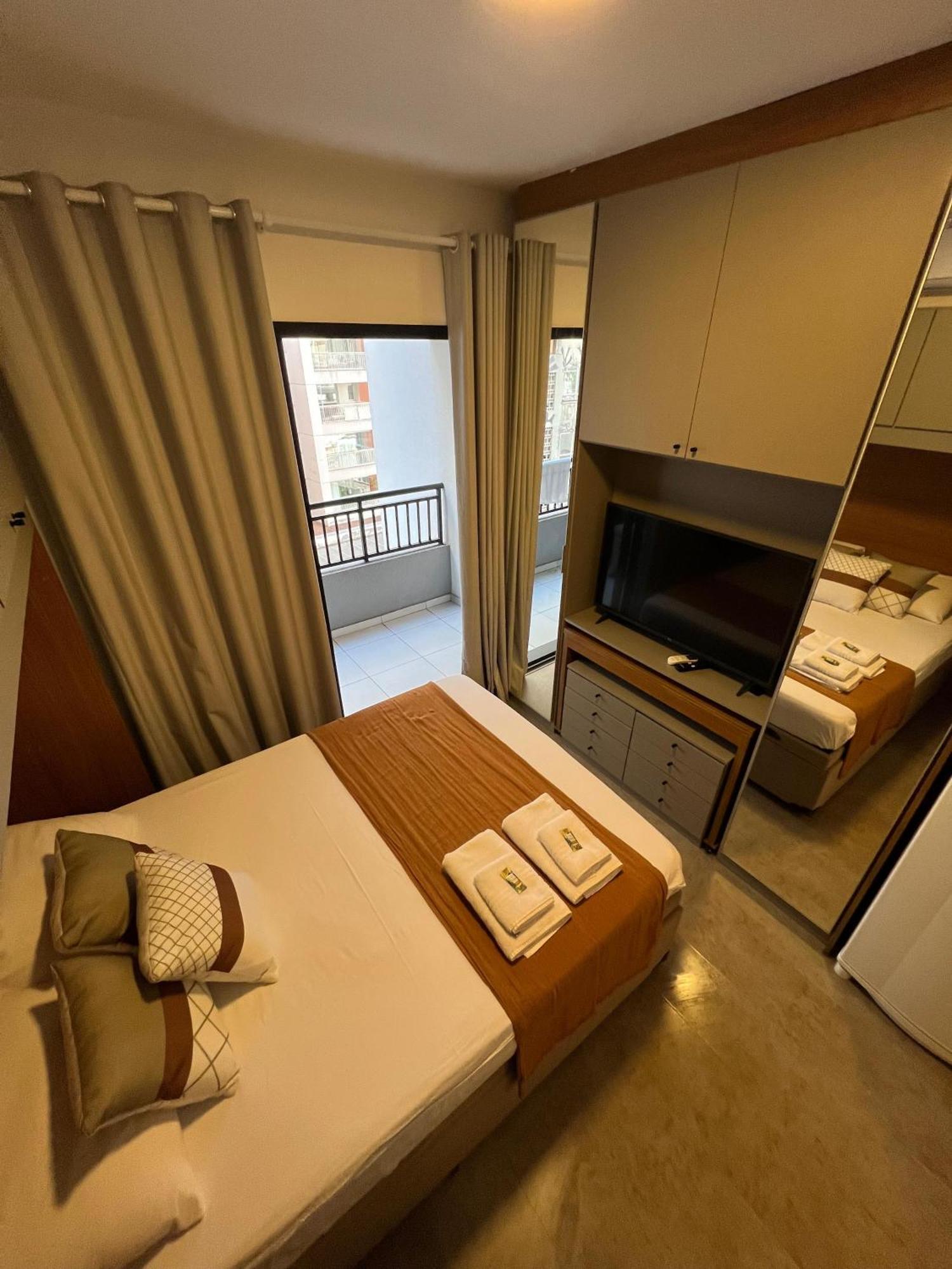 Apartment Studio 509 - Seu Refugio Urbano No Coracao De Sao Paulo - Wifi, Vaga, Academia, Lavanderia, Mercado E Rooftop *