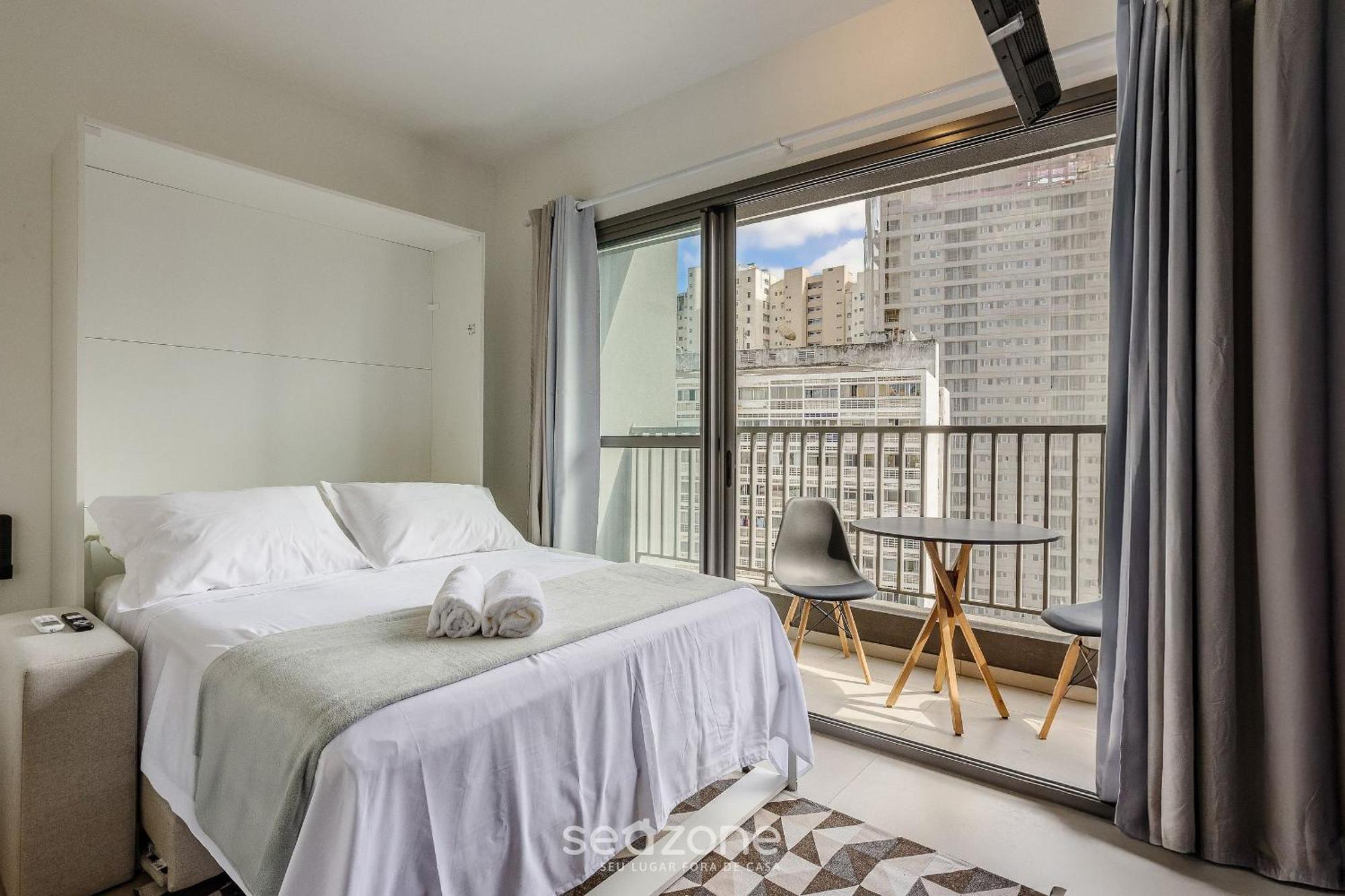 Apartamento C/ Varanda E Vista Em Consolação - Vno1417 São Paulo