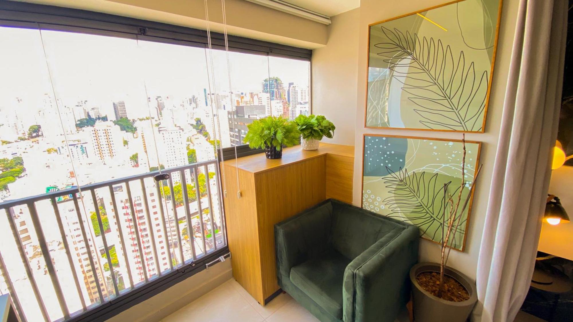 Apartment Piscina, Academia, Ac ,cama Queen|brazilian Corner