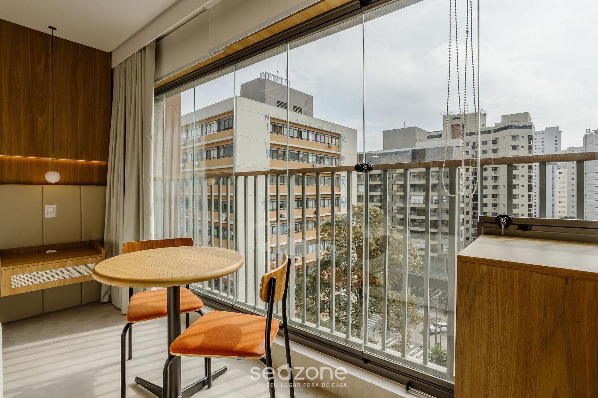 Estudio Em Cond. C/ Piscina No Paraiso Zah0811 Sao Paulo