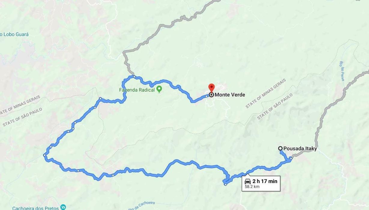 Casa de hóspedes Itaky 50km De Monte Verde *