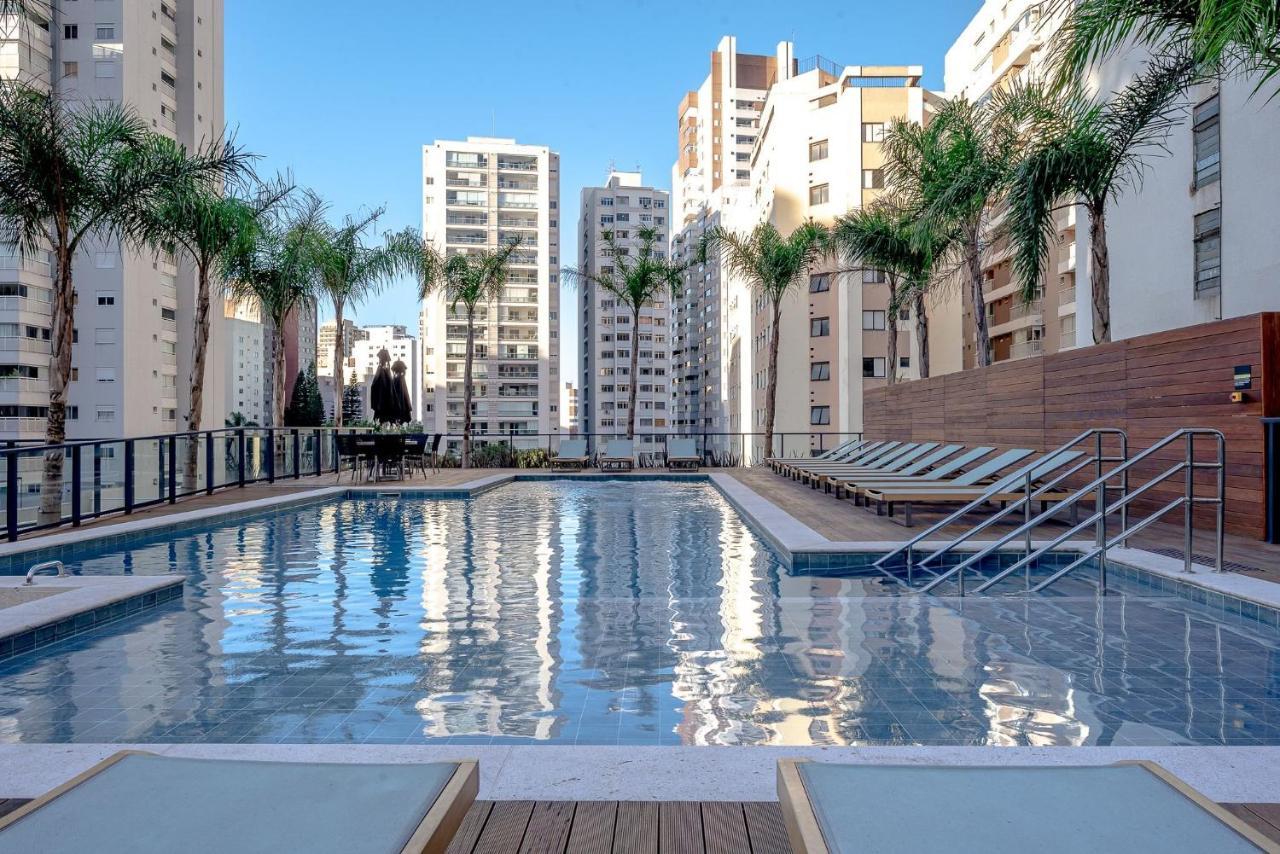 Apartment 16º Andar Com Piscina Aquecida E A/c Sao Paulo