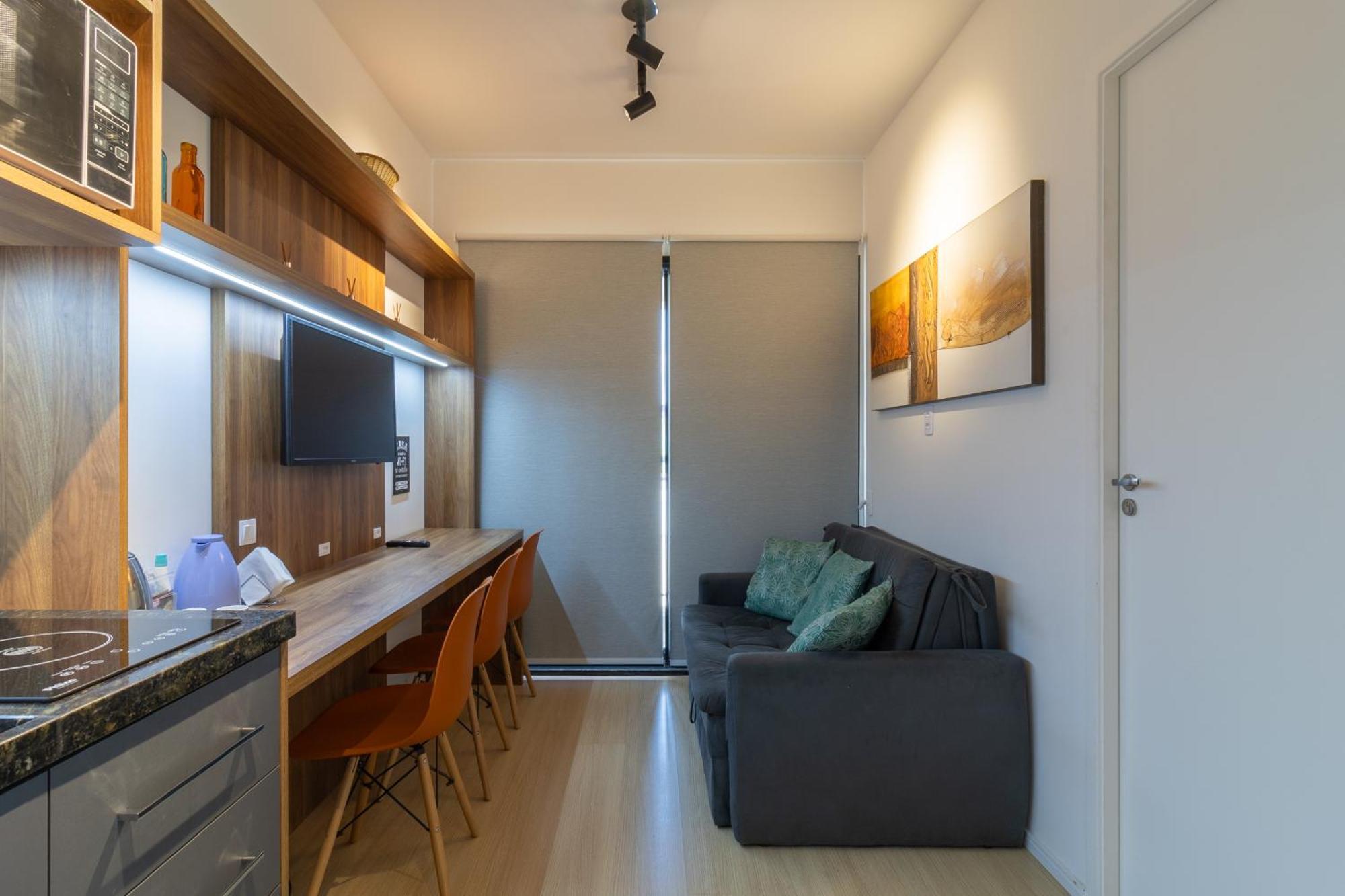 Flat Com Separado E Varanda A 200m Do Metro Madalena Apartment Sao Paulo
