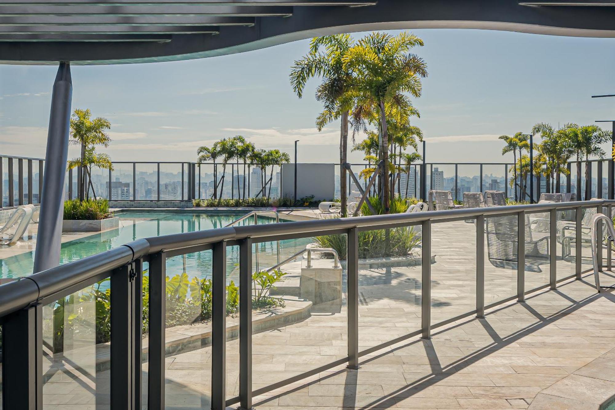 Bauhaus Com Piscina, Proximo Ao Metro Brooklin - Proximo Ao Teatro Alfa E Transamerica Expo Center Apartamento *