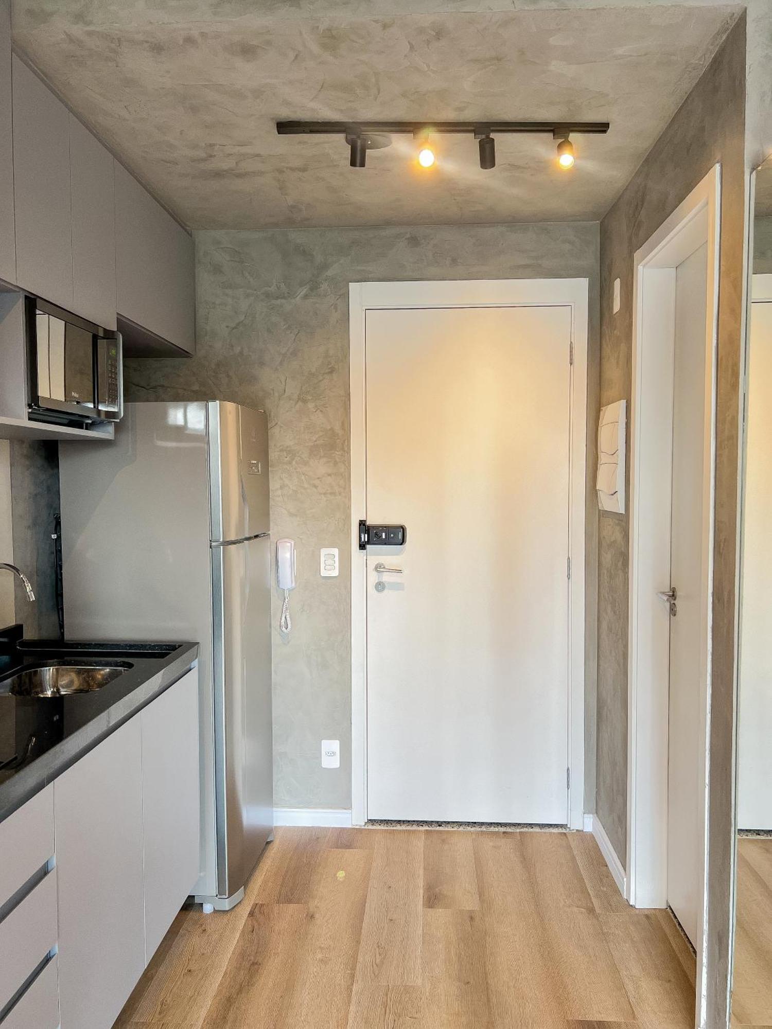 Apartment Completo A 230m Do Metro Brooklin *