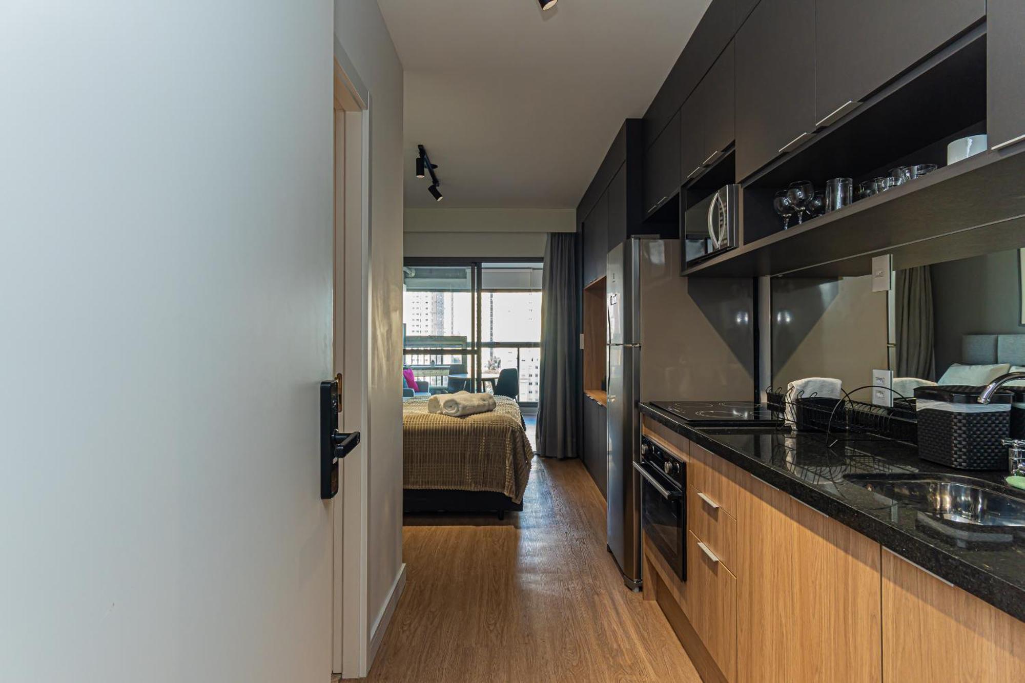 Bauhaus Com Piscina, Proximo Ao Metro Brooklin - Proximo Ao Teatro Alfa E Transamerica Expo Center Apartamento *