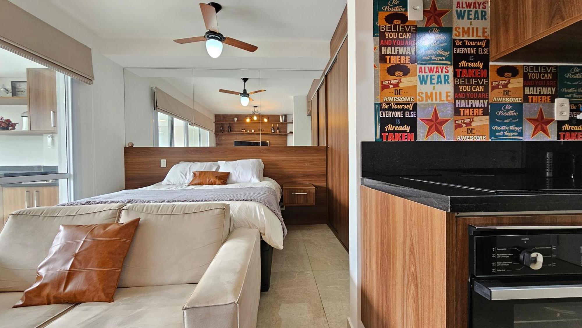 Brown Stay Brooklin - Novo, Charmoso E Com Lazer Premium - Por Do Sol Perfeito Apartment Sao Paulo
