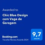 Chic Blue Designer com Vaga de Garagem