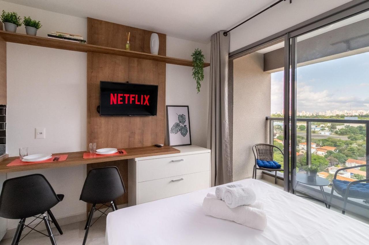 Apartamento Studio Com Garagem E Lazer No Alto Da Boa Vista *