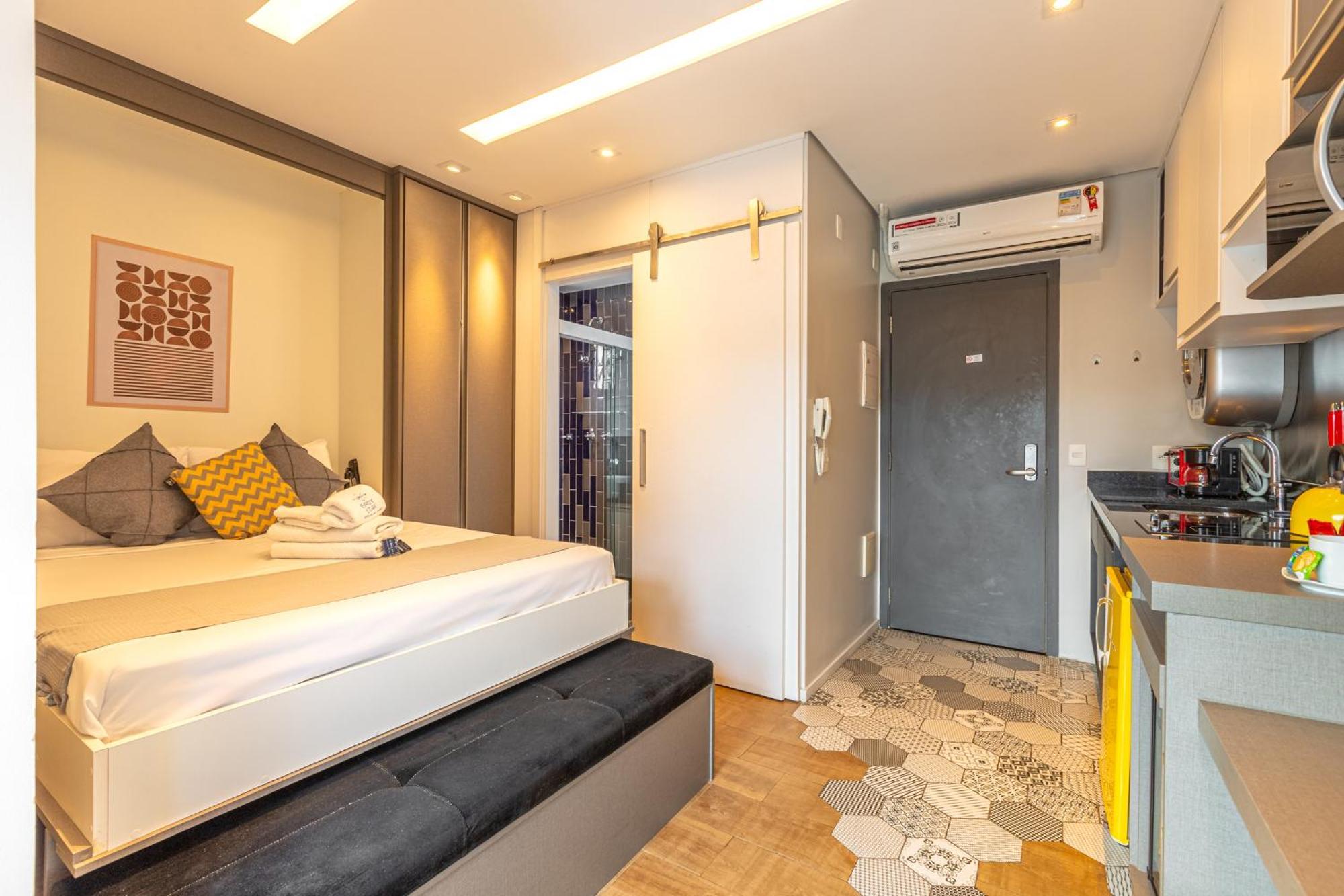Apartment Easy Star - Estiloso Na Olimpia - Ts03g Sao Paulo