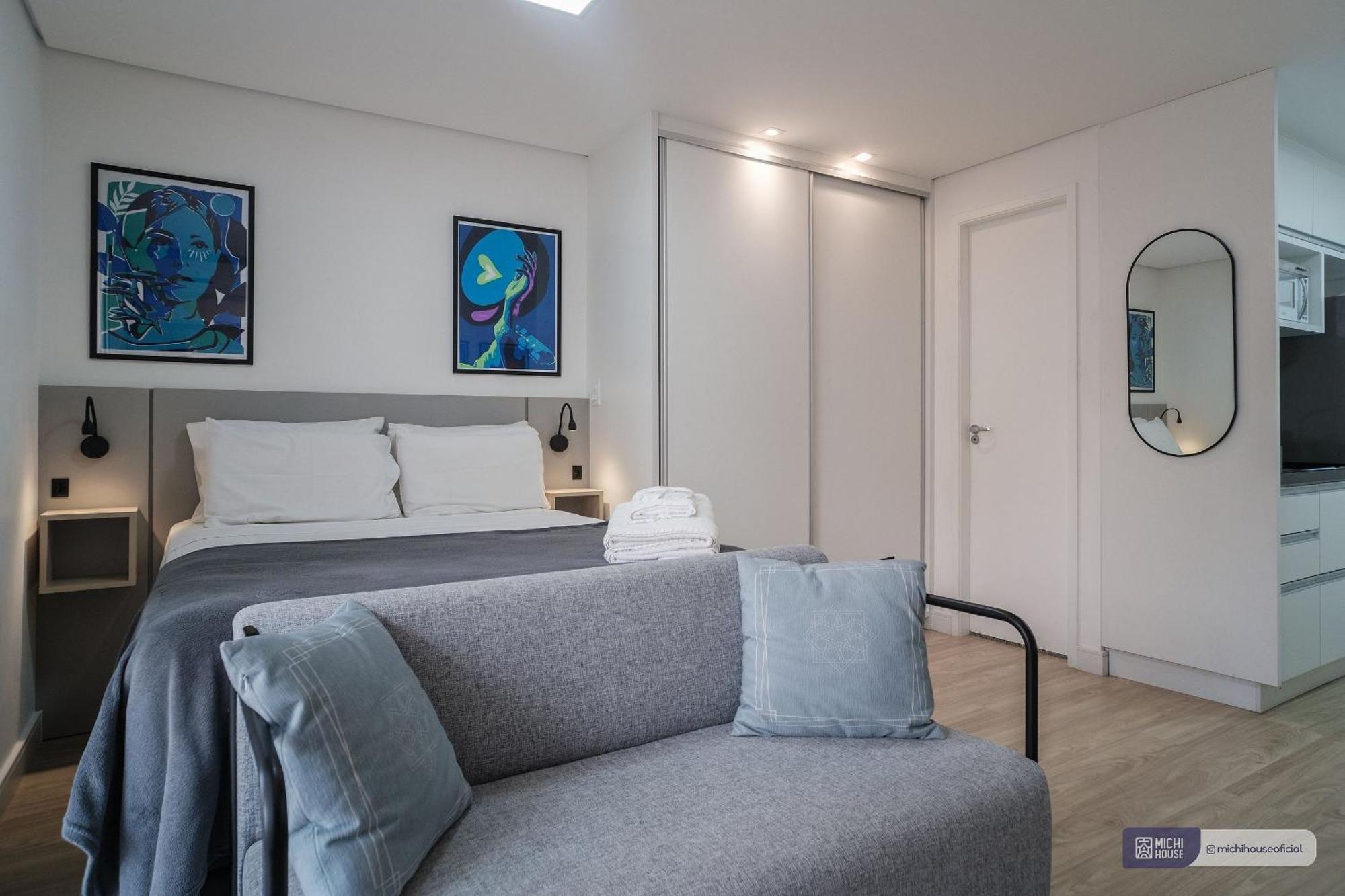 Mh 10216 - Encantador Studio Com Ac/wf/casal Apartamento