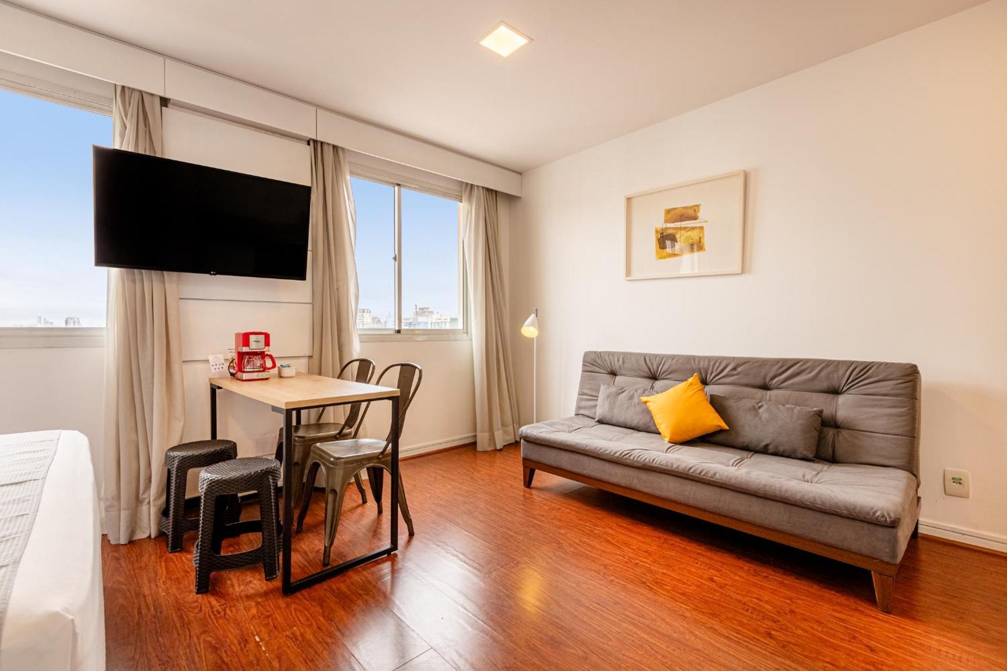 Easy Star - Flat Na Olimpia Aconchegante E Iluminado - Mh02h * São Paulo