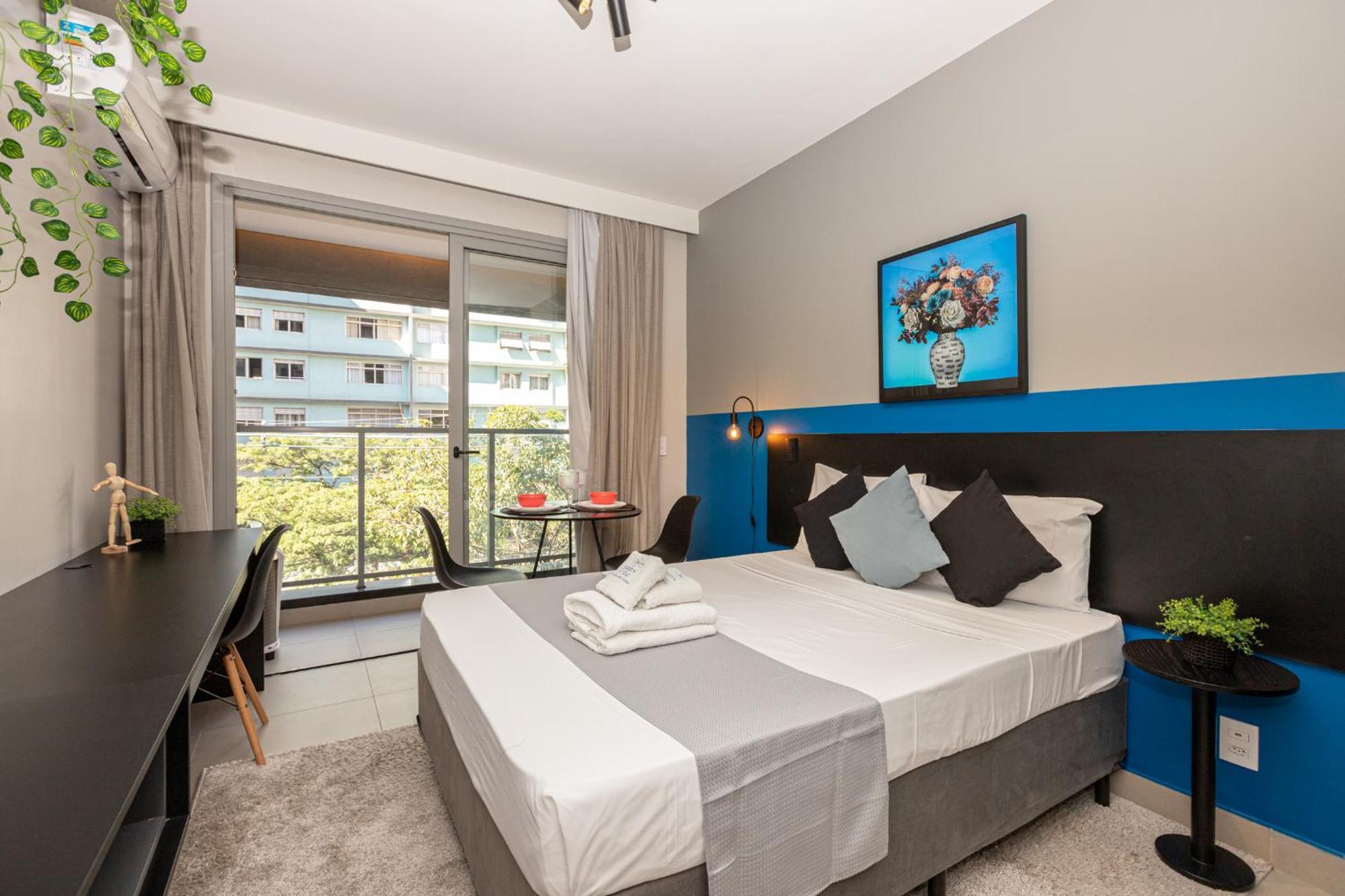 Apartamento Easy Star - Fresco E Iluminado Perto Do Allianz Parque - Mh04h