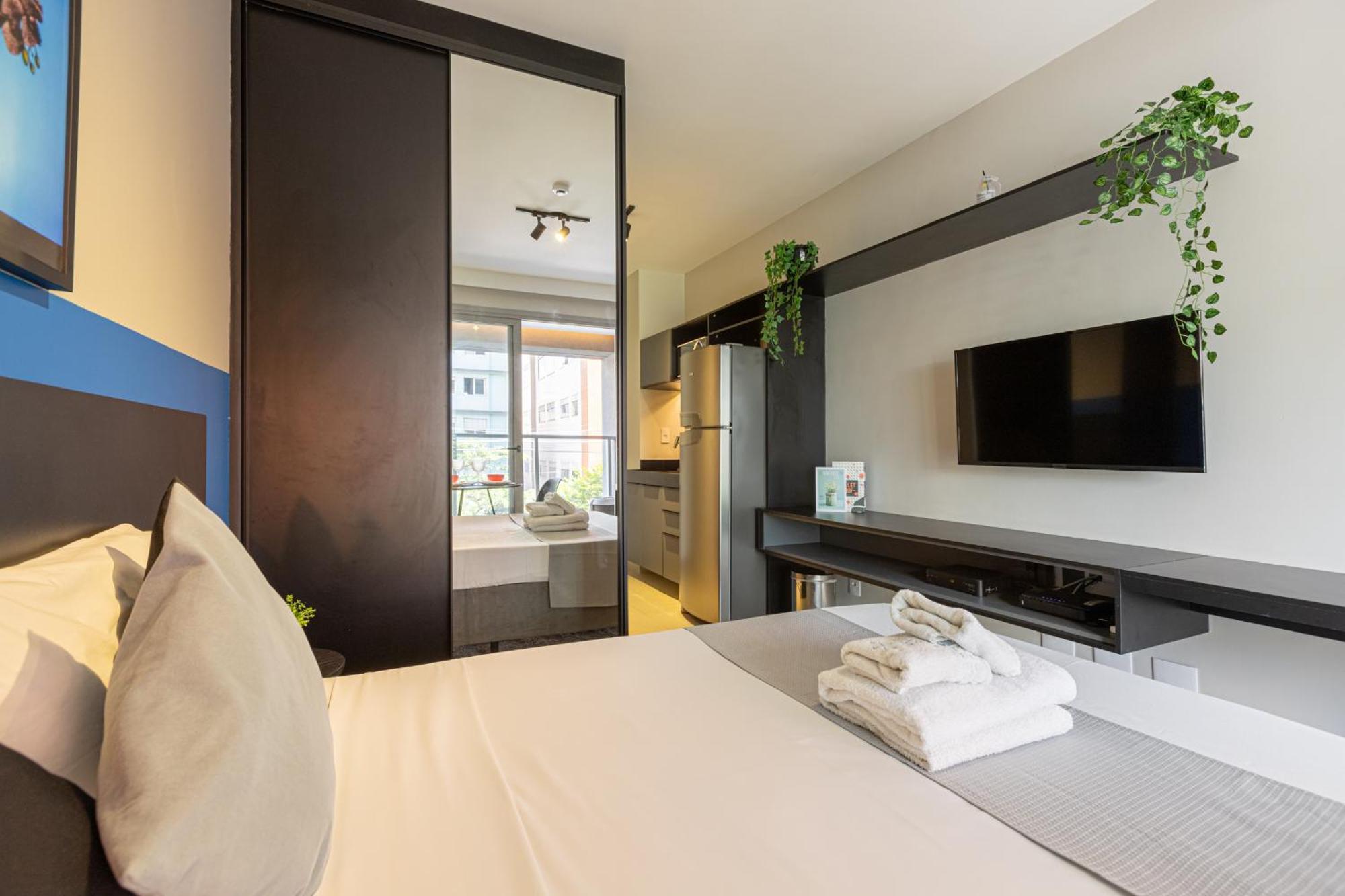 Apartamento Easy Star - Fresco E Iluminado Perto Do Allianz Parque - Mh04h