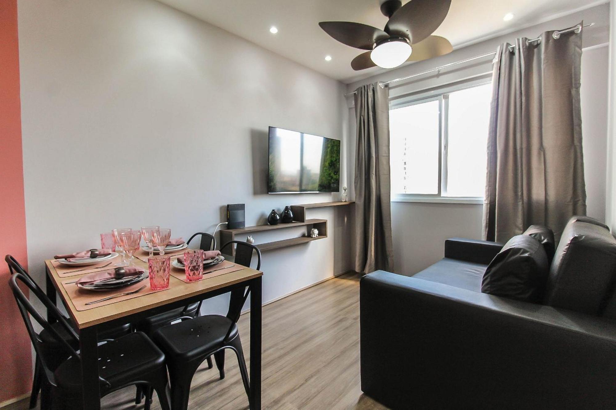 Apartamento Bl911 - Moderno Apto P/ 6 Ao Lado Do Metro Belem *
