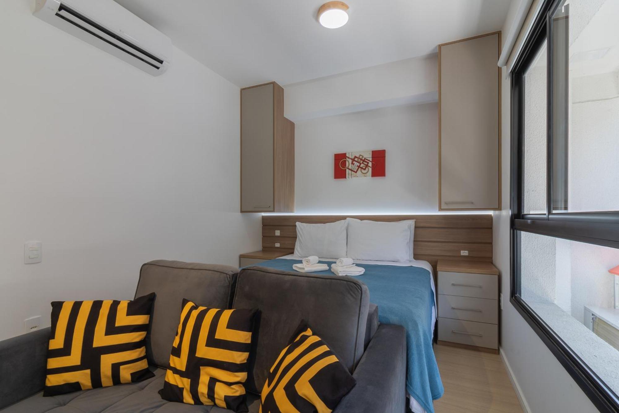 Apartamento Flat Novissimo A 200m Do Metro Madalena São Paulo