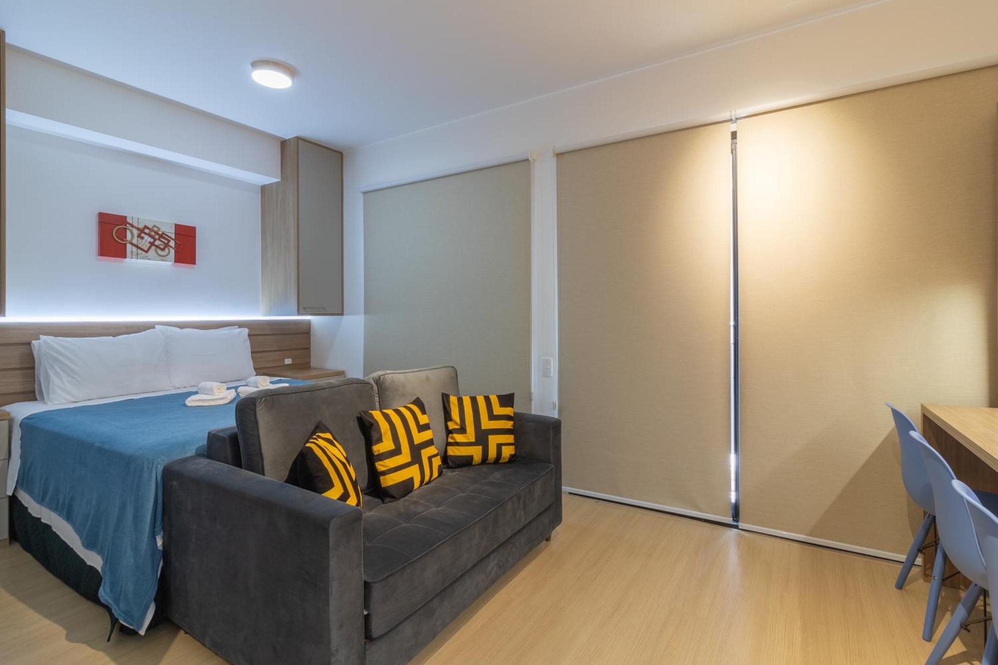 Flat Novissimo A 200m Do Metro Madalena Apartamento São Paulo