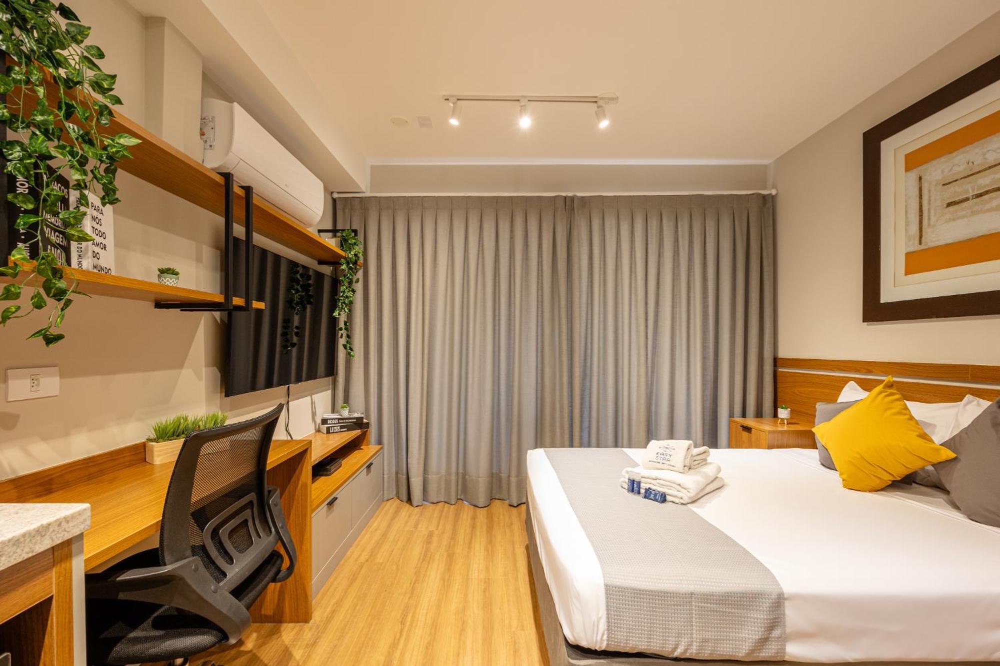 Apartment Easy Star - Charmoso Em Moema Prox. Do Shop Ibirapuera - Hw01i *