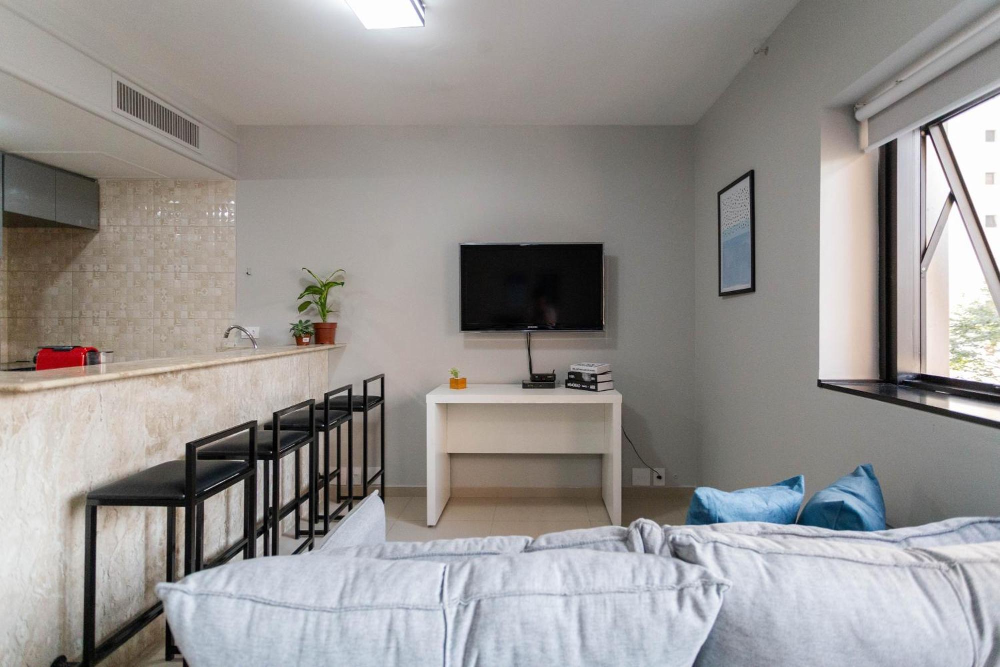 Easy Star - Charmoso Flat C/vaga No Jardim Paulista - Kj01i Apartamento