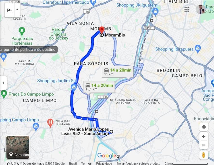 Apartment Apto Muito Bem Localizado, Proximo Expo Transamerica, Vibra, Autodromo E Morumbi Sao Paulo