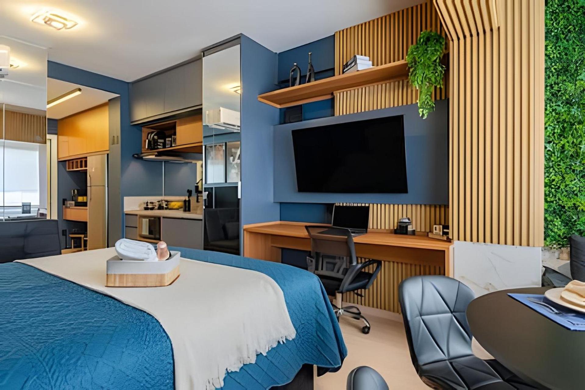 Apartamento Pinheiros I Faria Lima, Apto Studio, 50m Metro, Piscina, Wi-fi São Paulo
