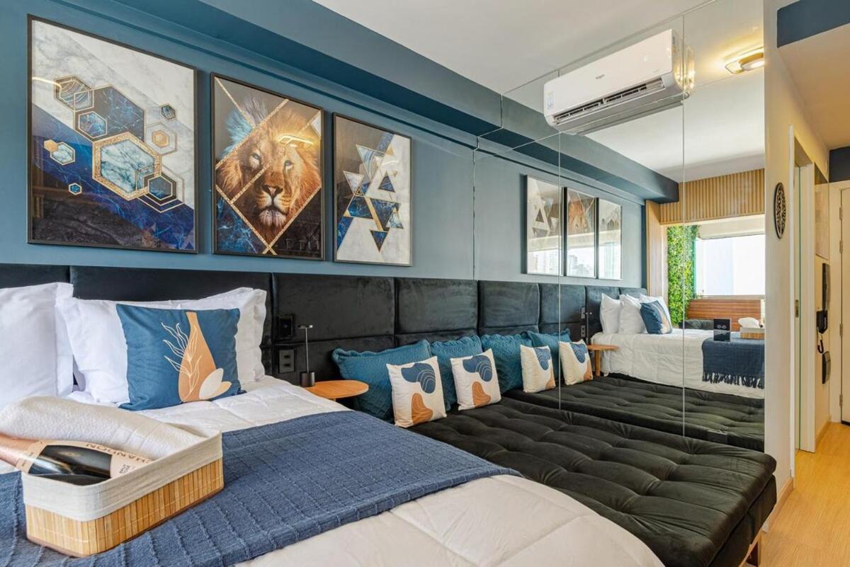 Pinheiros I Faria Lima, Apto Studio, 50m Metro, Piscina, Wi-fi *