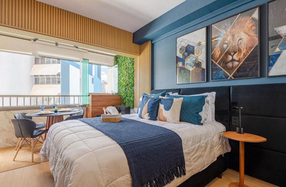 Pinheiros I Faria Lima, Apto Studio, 50m Metro, Piscina, Wi-fi Apartamento