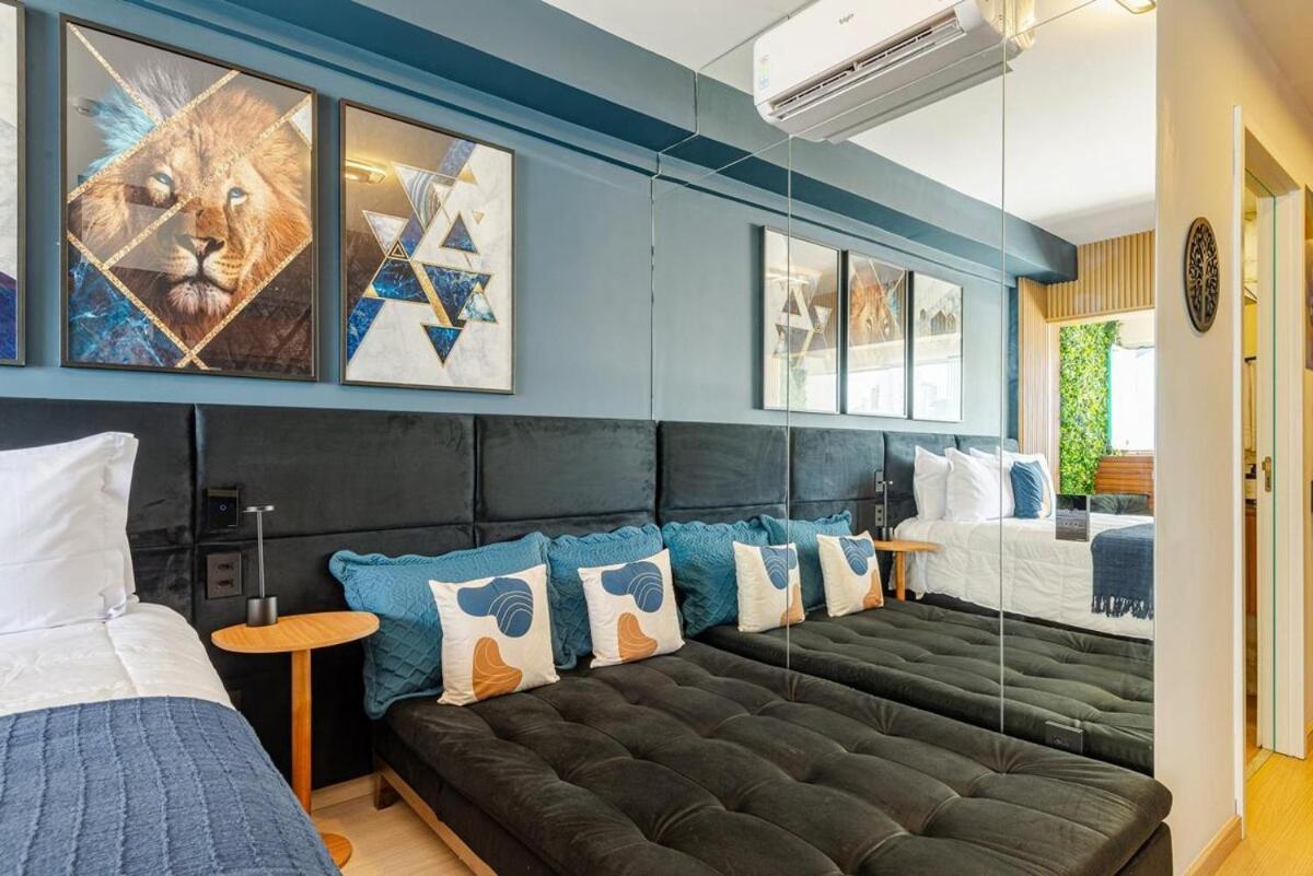 Apartamento Pinheiros I Faria Lima, Apto Studio, 50m Metro, Piscina, Wi-fi *