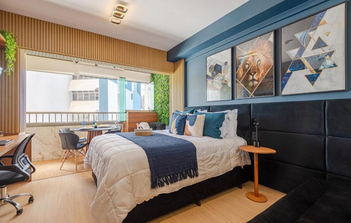 Apartamento Pinheiros I Faria Lima, Apto Studio, 50m Metro, Piscina, Wi-fi
