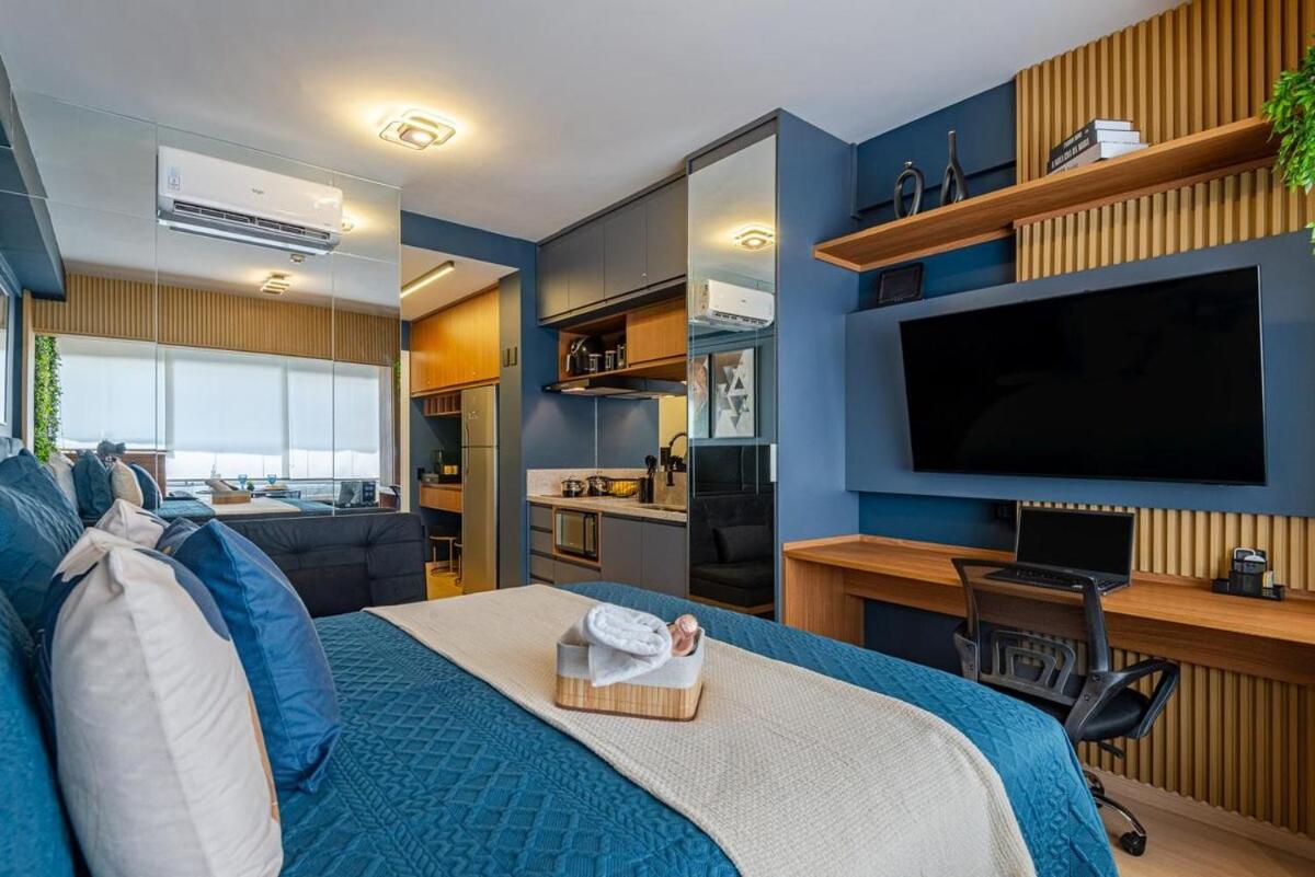 Pinheiros I Faria Lima, Apto Studio, 50m Metro, Piscina, Wi-fi * São Paulo