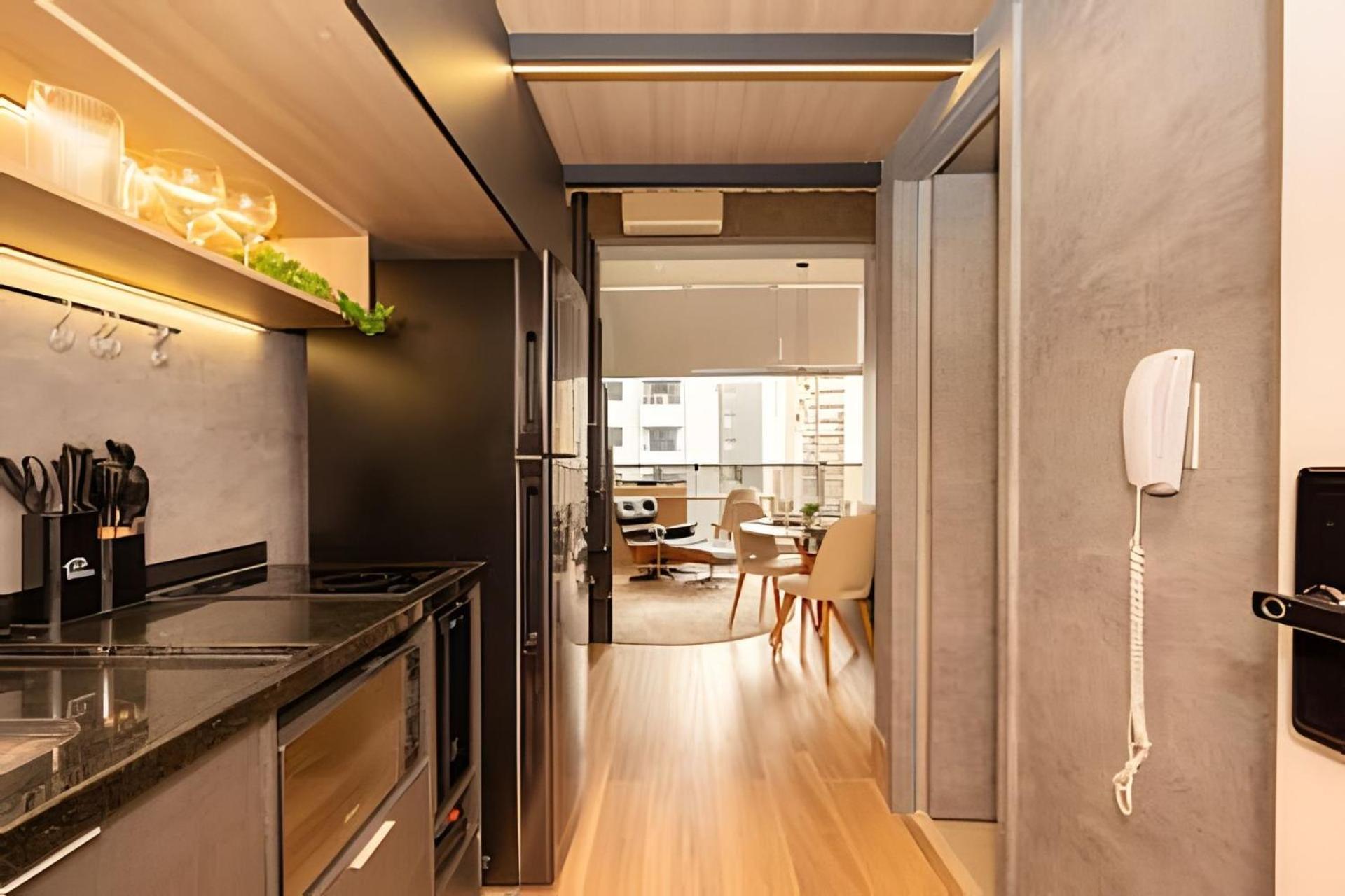 Apartamento Easy Star - Charmoso Com Mezanino Em Moema - Sk03i