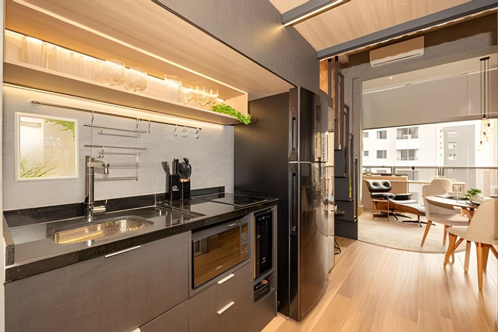 Apartamento Easy Star - Charmoso Com Mezanino Em Moema - Sk03i *
