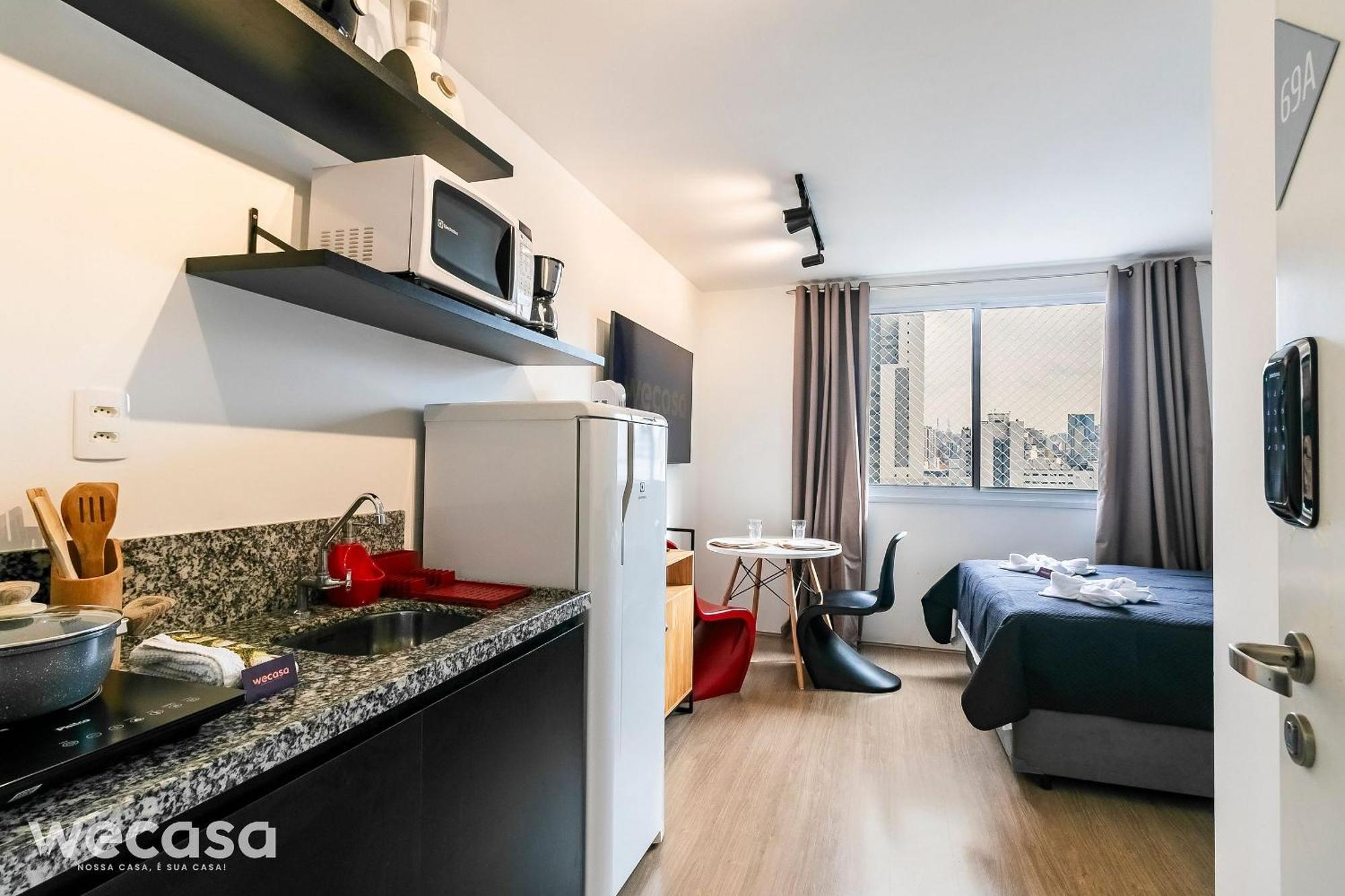 Elegante No Bras Com Piscina - Metro Bras Apartment Sao Paulo